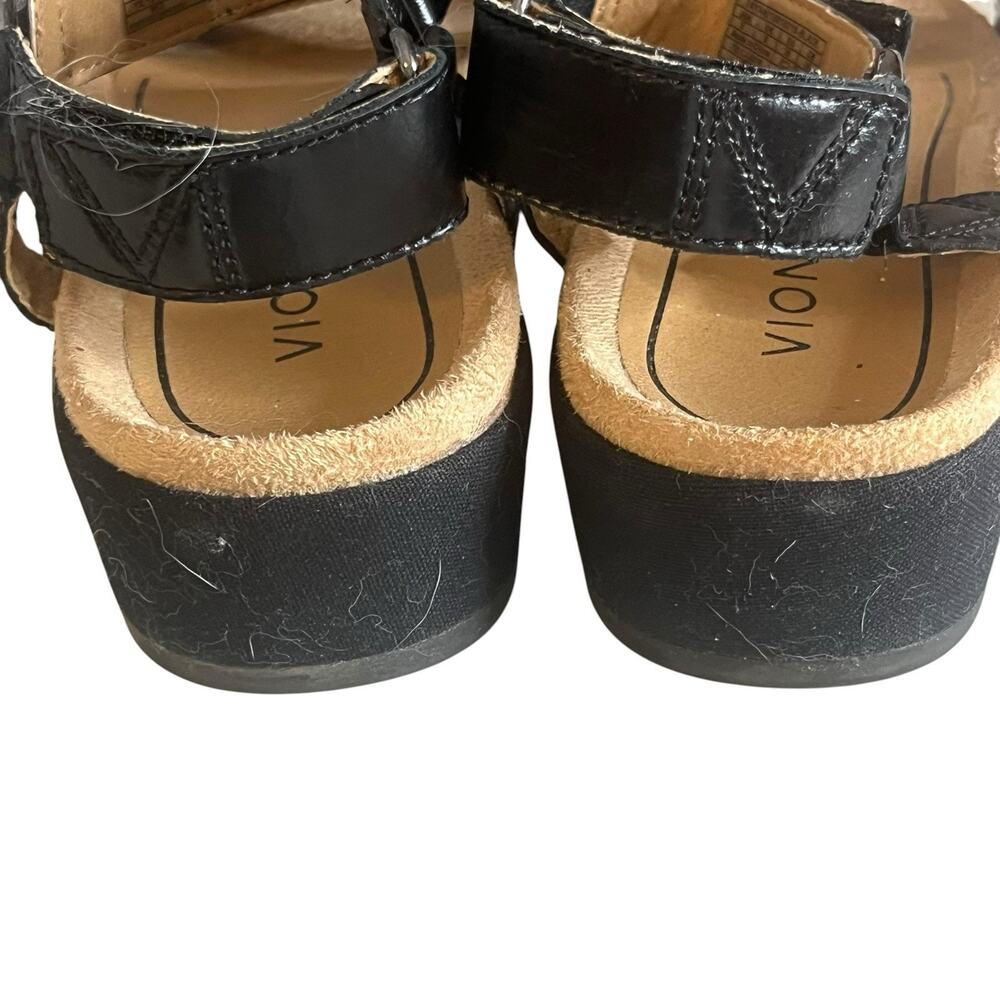 VIONIC Kayan Women's 8 Black Orthotic Backstrap Sport Comfort Sandals MSRP $125 - Picture 7 of 12